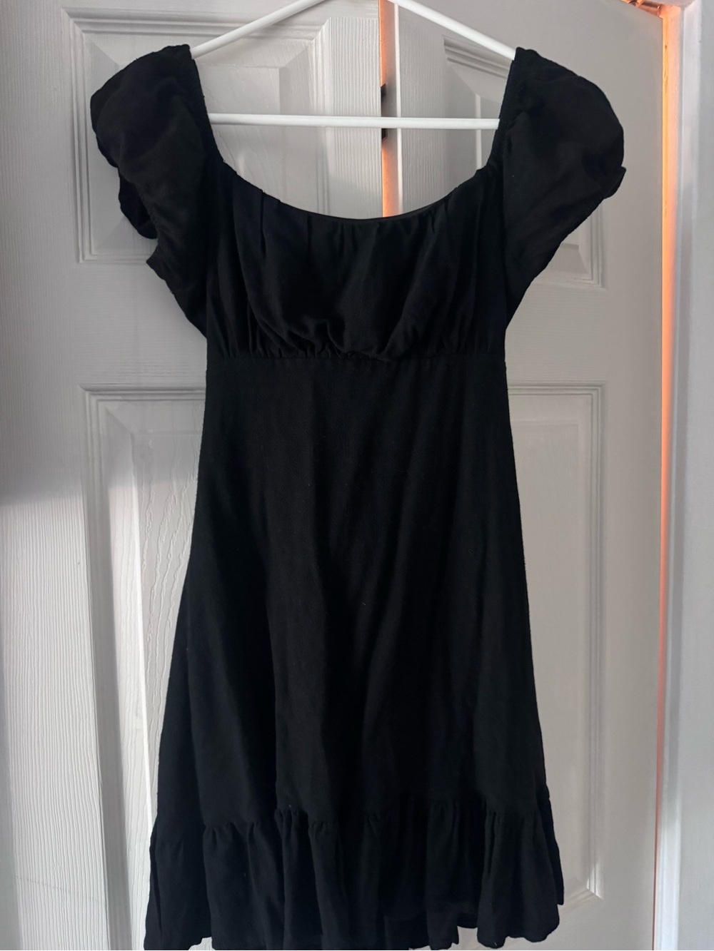 PacSun Black Puff Sleeve Mini Dress